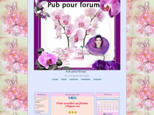 Pub pour forum