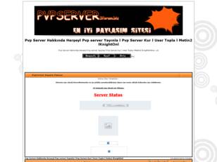 Pvp Server Hakkında Herşeyl Pvp server Yayınla l Pvp Server Kur l User