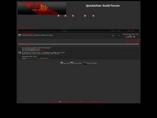Quicksilver Guild Forum
