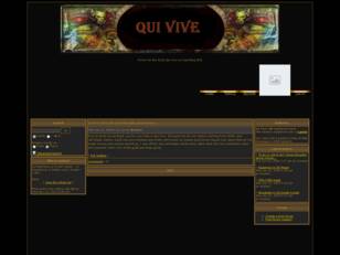 Free forum : Qui Vive