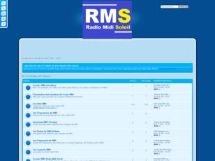 FORUM RMS Radio Midi Soleil La radio de la région occitanie