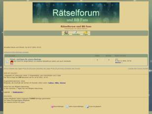 Rätselforum und BB Fans