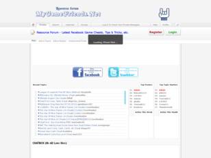 MGF | Resource Forum- Latest Facebook Game Cheats , and more!