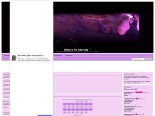 Forum gratuit : Reborn for Eternity