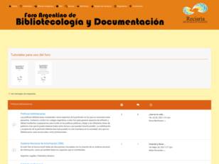 Foro Argentino de Bibliotecología y Documentación