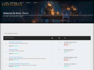 Rédaction de Gloria - Forum