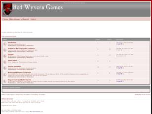 Red Wyvern Games Forum