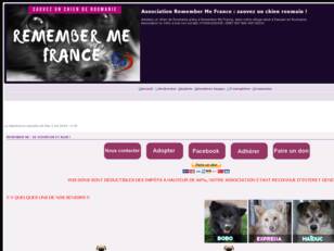 Association Remember Me France : sauver et adopter un chien roumain