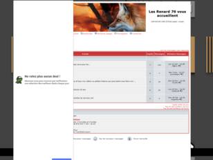 Forum gratuit : Renard 76