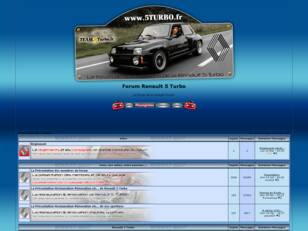 Le forum de la Renault 5 Turbo