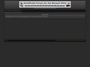 (unofficial) Forum For The Renault Wind