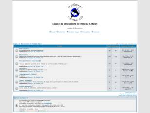 Espace de discussions de Reseau Cetaces