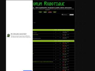 creer un forum : Forum robotique : robot quadruped
