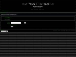 Roman-Generals Forum