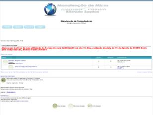 Forum : Manutenção de Computadores