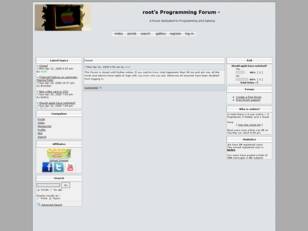 Free forum : root's Programming and Gaming Forum