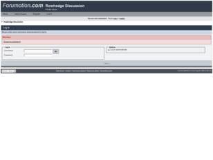 Free forum : Rowhedge Discussion