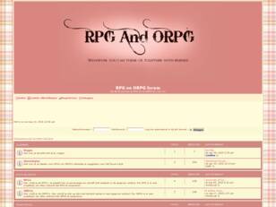 RPG en ORPG forum