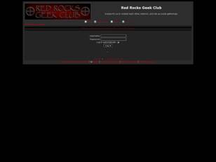 Free forum : Red Rocks Geek Club