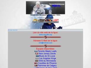 Renaissance Simulated Hockey Ligue : RSHL