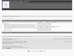 Forumul cititorilor blogului SACCSIV