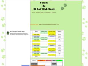 Forum du St Sat' club canin