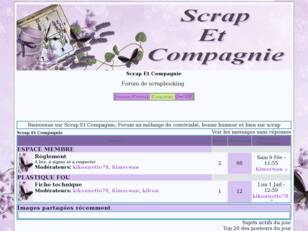 créer un forum : Scap Et Compagnie