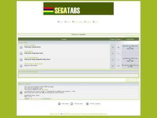 segatabs - the web's largest sega tabs site