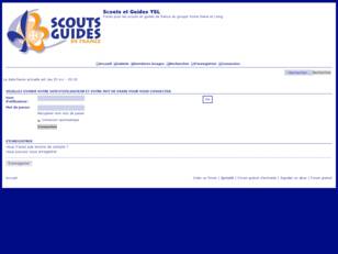 scouts et guide YSL