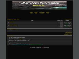 Free forum : Shadow Warriors Brigade