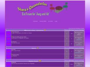 Shera´s Quasselecke ein Forum für Jung und Alt zum Spass haben!