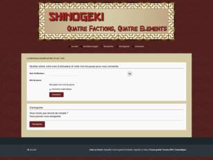 Shinogeki - Les Quatre Factions