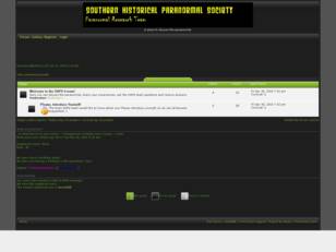 Free forum : Southern Historical Paranormal Society