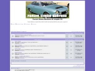 Bienvenue sur le forum des coupes Simca et CG