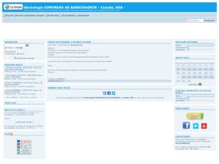 Forum gratuit : Genealogie SIMONEAU dit SANSCHAGRI