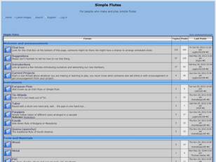 Free forum : Simple Flutes
