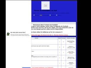 Forum de simulation de foot