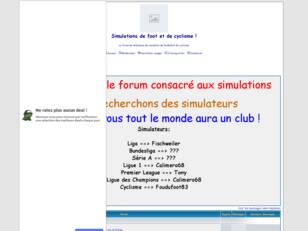 Simulations de foot et de cyclisme !