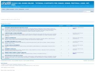 TECNICI DEL SUONO FORUM TUTORIAL SONAR,CUBASE, PROTOOLS E LOGIC MIDI