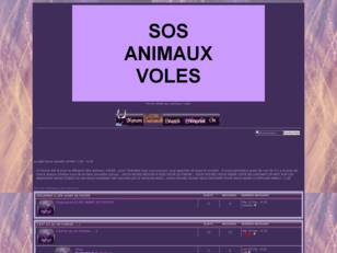 SOS Animaux VOLES