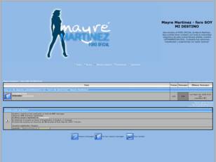 Foro gratis : Mayre Martinez - foro SOY MI DESTINO