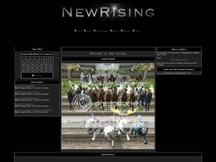 NewRising Home page