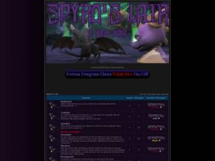 Spyro's Lair, le Forum RPG Spyro Francophone