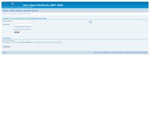 Forum gratis : Ssis Lingue Basilicata 2007-2009