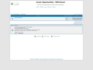 Free forum : Career Opportunities - SSN Alumni