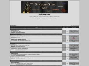 Free forum : Stainless Steel