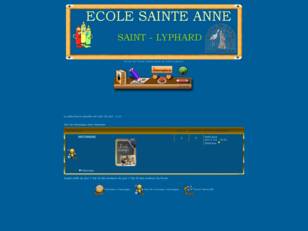 ECOLE SAINTE ANNE - SAINT LYPHARD