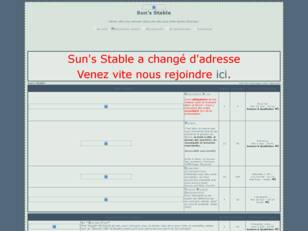 Sun's Stable vous accueil .