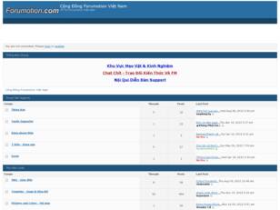 Cộng  Đồng Forumotion Việt Nam