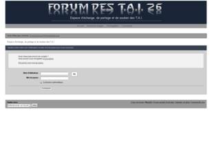 Forum des T.A.I 26